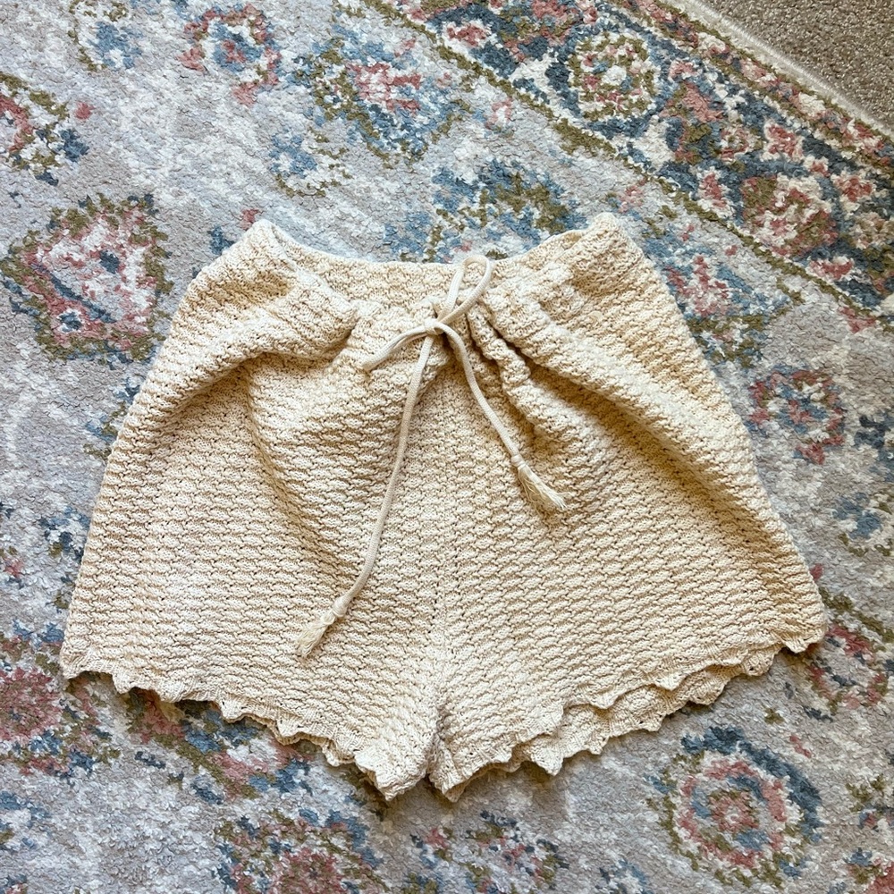 Crochet shorts
